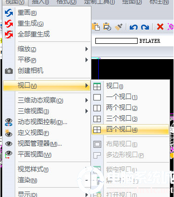 迅捷CAD编辑器怎么创建不同的视口图解