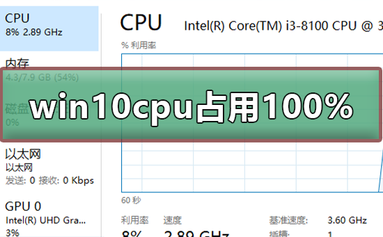 win10系统cpu占用100%解决方法